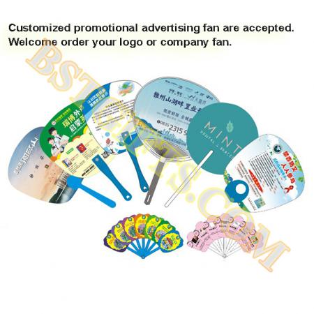 cheap custom printed fan promotional company logo fan advertising gifts